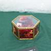 Nordic Jewelry Storage Box With Lid Hexagon Earring Box  Valentine's Day