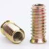 Colored Zinc Hexagonal Countersunk Nuts with Internal/External Threads for Furniture (M6/M8/M10)