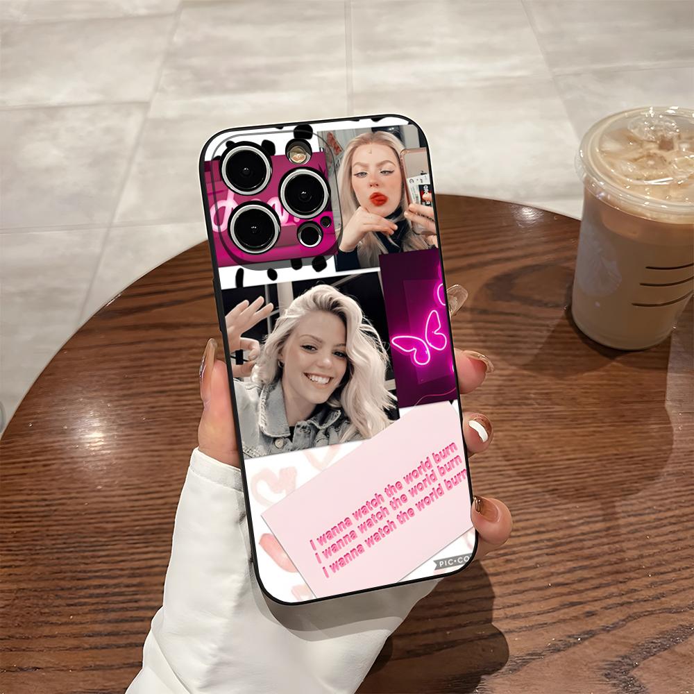 Чехол для телефона R-Renee Rapp Певица Актриса Для 17 Pro Max Iphone 14 Pro Max 12 16 15 13 Pro 11 Xr X Xs 8 7 Plus Задняя крышка