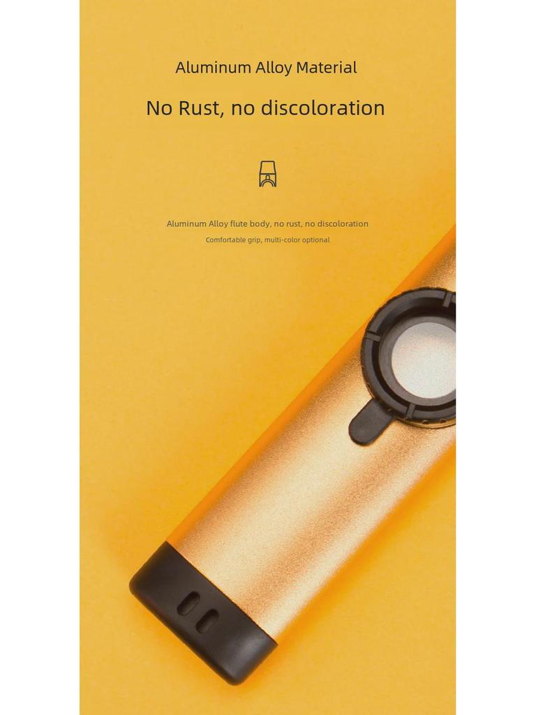 Премиальный металлический казу для легкого аккомпанемента на укулеле и гитаре