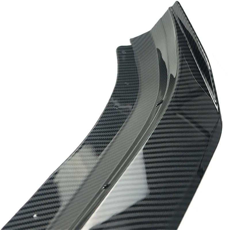 Front Bumper Lip Splitter Spoiler For Camaro SS 2016-2024/Camaro LS LT RS 2019-2024 Carbon Fiber Look Glossy Black Mate Black