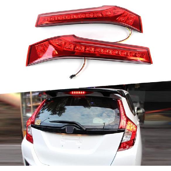 Суперяркие задние фонари стоп-сигнал для Fit 2015 2016 2017 2018 2019 2020 Суперяркий автомобильный фонарь-стойка габаритный огонь задние фонари в сборе фара