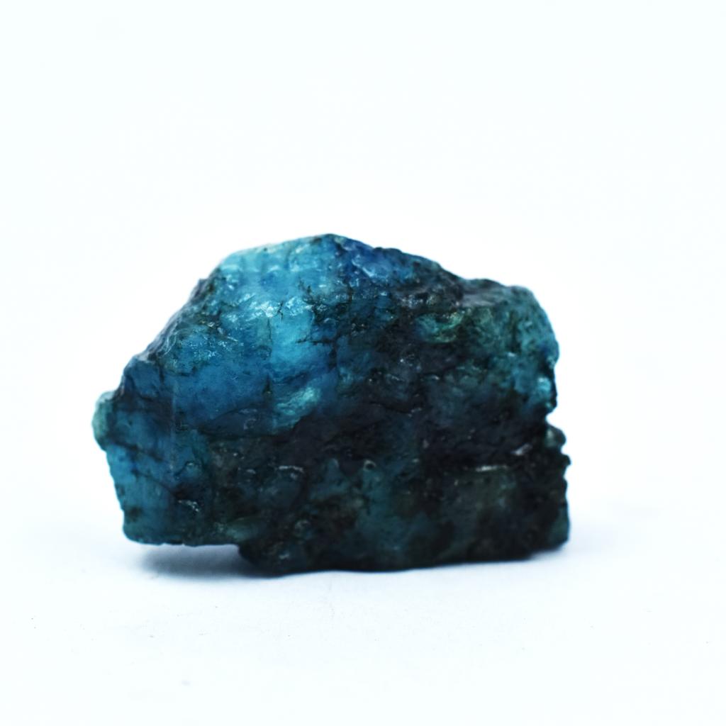 Natural Blue Aquamarine Loose Gemstone Uncut Raw Rough 40.25 ct for Lapidary and Gem Collections
