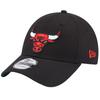 Team Side Patch 9FORTY Кепка Chicago Bulls, мужская черная кепка