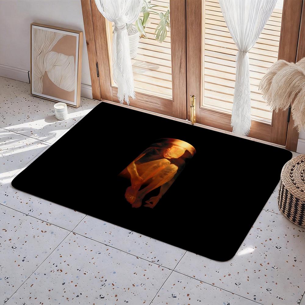 Retro Music Alice In Chains Floor Mat Eco Flannel Doormat Non Slip Odorless Indoor Floor Rug Soft Short Plush Home Mat