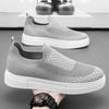 Breathable Summer Lightweight Knitted Mesh Men's Shoes Casual Work Canvas Shoes Black Color Sports Shoes Leisure Footwear