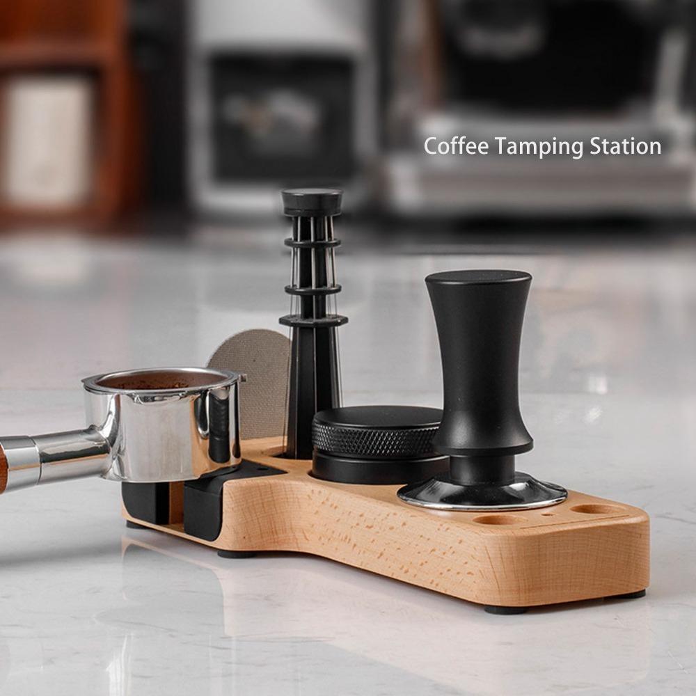 51mm 53mm 58mm Compatible Coffee Tamping Station Espresso Tamping Station Espresso Machine Area