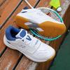 New Beef Tendon Sole Badminton Shoes Carbon Board Tennis Shoes Professional Training Table Tennis Shoes Couple Non-slip Shock Absorption