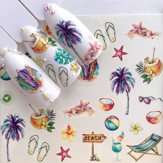 Наклейка с фруктовым узором, экономящая время, изысканный внешний вид