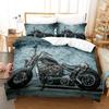 Super Cool Motorcycle AU Queen 210x210cm Bedding Duvet Cover Sets Kids,twin Full Queen King Bedroom Set Bedclothes 100% Quality