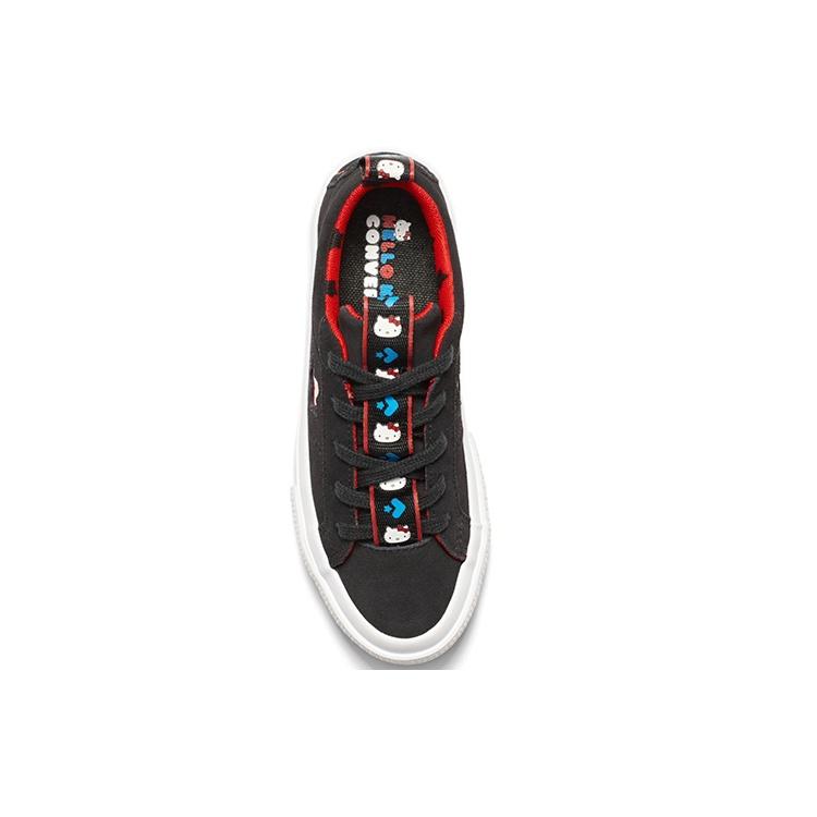 One Star Hello Kitty x Converse Low Top Gs 'Black' Kids' 363906C