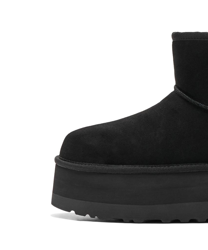 Ugg Suede Leather Platform Boots (Classic Mini Platform) W - Black / 1134991Blk