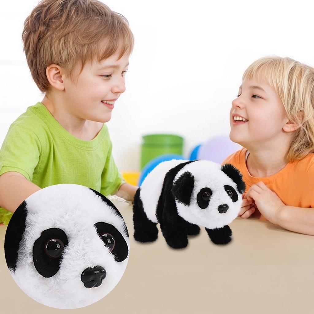 Children's Toys Plush Electric Toys Cute Bear And Leaf Can Walk And Bark