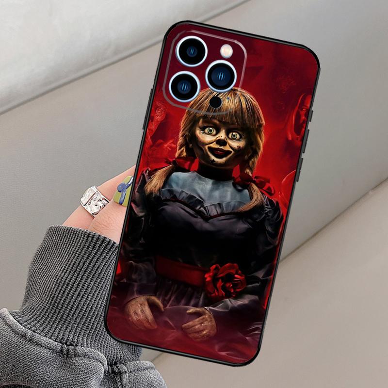 Чехол для телефона Annabelle Horror Movie для iPhone 16 15 13 12 11 14 Pro Max 15 16 Plus 12 13 mini XR 16e Funda Cover