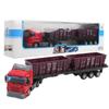1:43 Transport Cart Carrier Vehicle Engineering Tank Container Truck Model Toy Pull-Back Highly Simulation Children Vehicle Toy