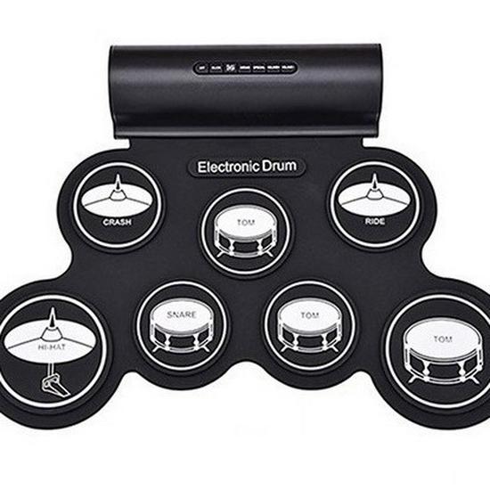 IWord Портативная электронная барабанная установка Bluetooth для детей - Инструмент для начинающих с ручным управлением