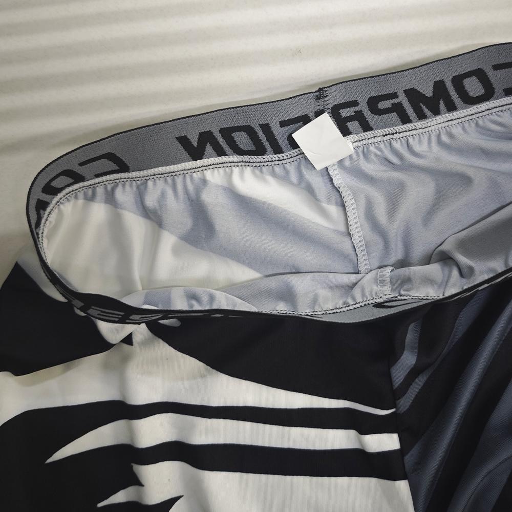 Мужские повседневные спортивные леггинсы из быстросохнущей эластичной ткани в красную полоску, спортивные штаны для занятий фитнесом и спортом на открытом воздухе, для бега и бега, мужские брюки