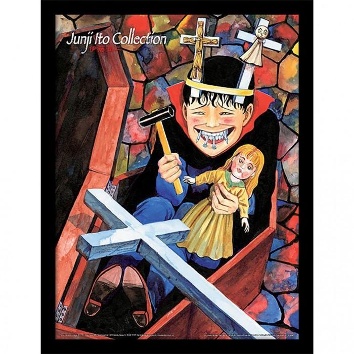 Junji-Ito Постер в рамке «Эгоистичное проклятие Соичи»