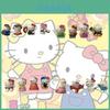 Набор из 16 милых ПВХ фигурок Hello Kitty Мультяшный кот Игрушки Мини-украшения для ландшафта Идеальный подарок для детей