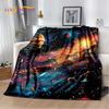 Universe Space Stars Black Hole Galaxy Earth Milky Way Soft Blanket,Soft Throw Blanket for Home Bedroom Bed Sofa Cover kid Gift