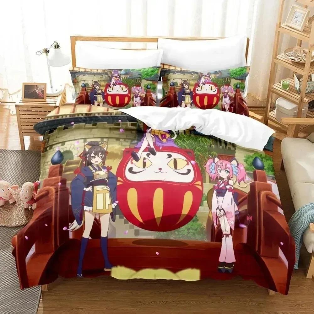 Anime Show By Rock Bedding Set Duvet Cover Bed Set Quilt Cover Pillowcase Comforter King Queen Size Boys Adult Bedding Set
