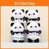 Keychain Plush Panda Pendant With Wearing A Gauze Skirt With A Bow Design