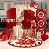 Chinese Style Baby's First Birthday Board & Decoration Set for Living Room