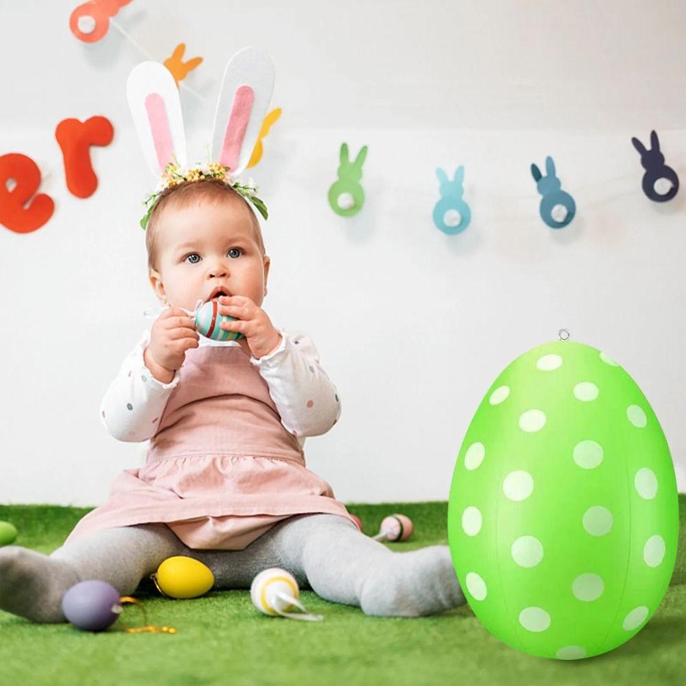 Забавные надувные пасхальные яйца большого размера, пасхальный надувной шар, милое пасхальное гигантское яйцо
