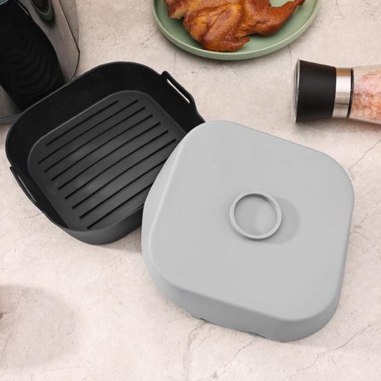 Силиконовый вкладыш для аэрофритюрницы, многоразовый вкладыш для корзины аэрофритюрницы, горшок, противень для запекания в духовке, аксессуар для приготовления в аэрофритюрнице