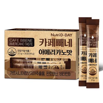 NUTRI D-DAY Korean Diet Coffee Cafe Bbene Americano 3.3г x 30шт