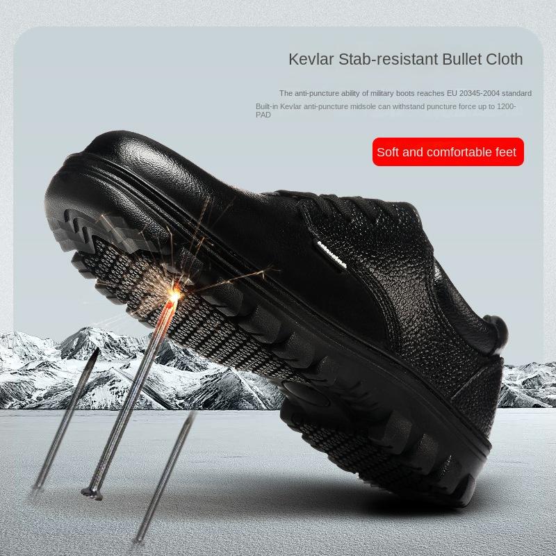 Обувь для страхования труда, износостойкая обувь, противоударные, противопрокольные, дезодорирующие рабочие туфли, мужская изоляционная обувь для стройплощадок