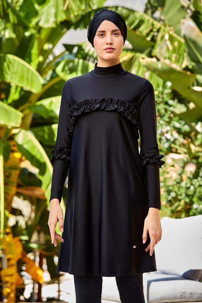 Женский Мусульманский Скромный Исламский Полный Чехол Буркини Пляжный Купальный Костюм Купальники Хиджаб Пляжная Одежда Купальник 