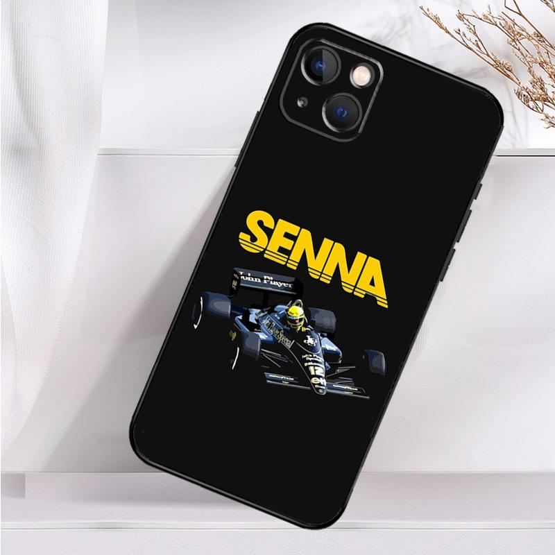 Чехол Ayrton Senna F1 для iPhone 14 16 15 Pro Max 11 12 13 Mini 7 8 Plus X XR XS MAX мягкий противоударный чехол