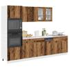 VidaXL Set of 7 "Lyon" Kitchen Furniture In Aged Engineered Wood 3328571