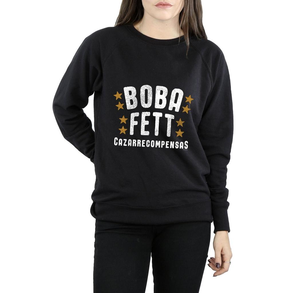 STAR WARS Womens/Ladies Boba Fett Legends Tribute Sweatshirt