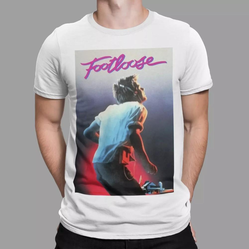 Footloose T-Shirt 80s Classic Retro Musical Movie Tee Teen Dance Unisex T-Shirt
