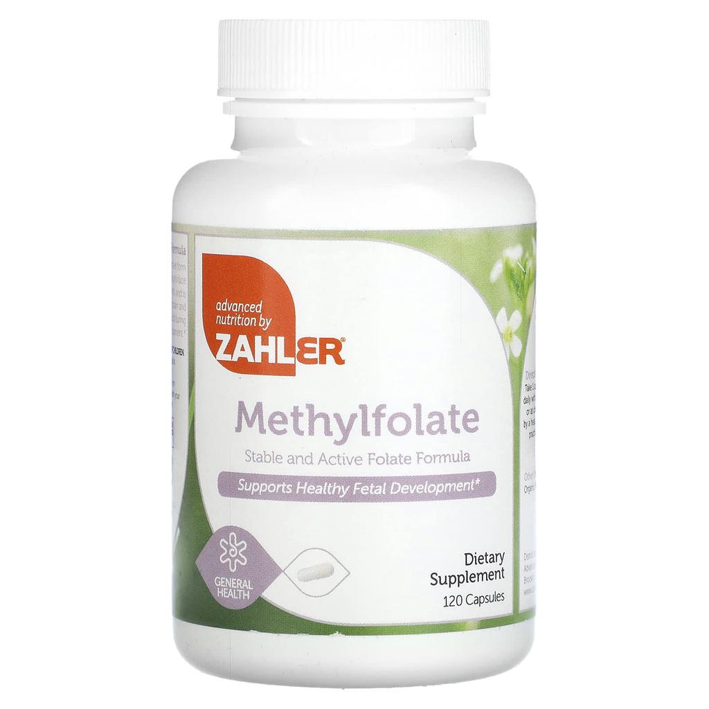 Methylfolate, Stable and Active Folic Acid, Helps Support Healthy Fetal Development, 120 Capsules (1,000Mcg Dfe Per Capsule)