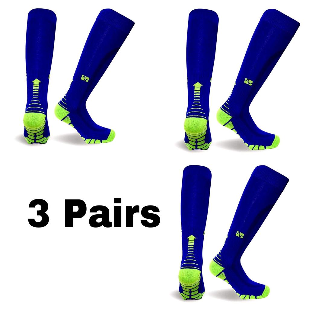 Новые компрессионные гольфы до колена 20-30 мм рт. ст. Подходят для медицинского отека, диабета, варикозного расширения вен, бега, марафона, компрессионные спортивные носки