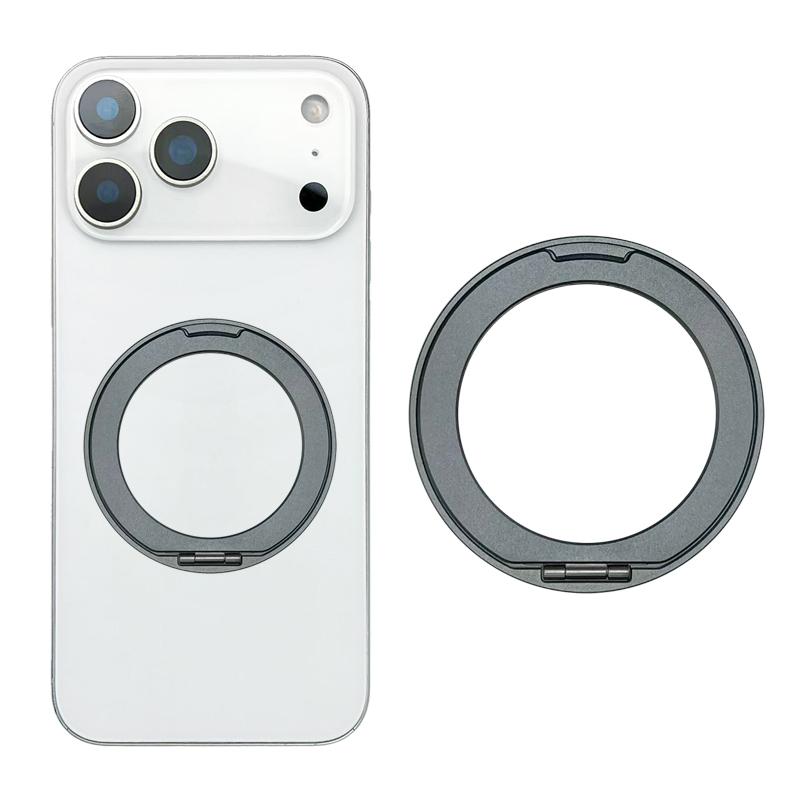 Magnetic Ring Holder Stand for Magsafe Iphone 17 Pro Max 17E 16E 16 Plus 15 14 13 12 11 Xs Mag Safe 360 Degree Rotating Bracket Phone Case Accessories