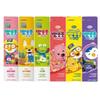 Pororo Children's Fluoride-Free Toothpaste Set – 6 Variants, 50g Each