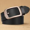 Мужской ремень с пряжкой в стиле ретро, модный ремень из коровьей кожи, универсальный ремень для джинсов среднего и молодого возраста