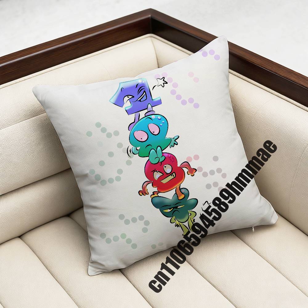 Throw Pillow Case Sham For BFDI Battle for Dream Island Game xcm xcm Square Car Pillowcase Sham Pad Cover