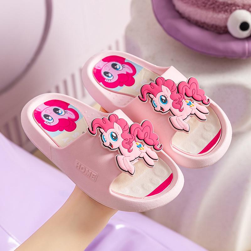 Нескользящие летние тапочки My Little Pony для девочек - Мультяшные шлепанцы для дома