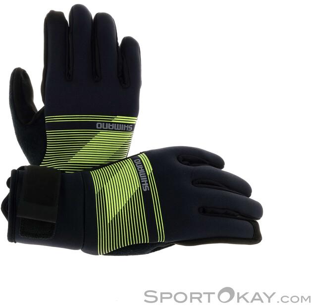 Велосипедные перчатки Shimano Windbreak (черный)
