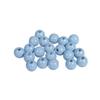 FSC 100% Wooden Beads, Polished, 8mm Ø, Pastel Blue , 82 Pieces