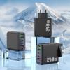 Зарядное устройство 6 портов 240 В Штекер USB A+C Быстрая зарядка Адаптер для зарядки телефона EU/US/UK PD QC3.0 для Huawei/Xiaomi/Samsung