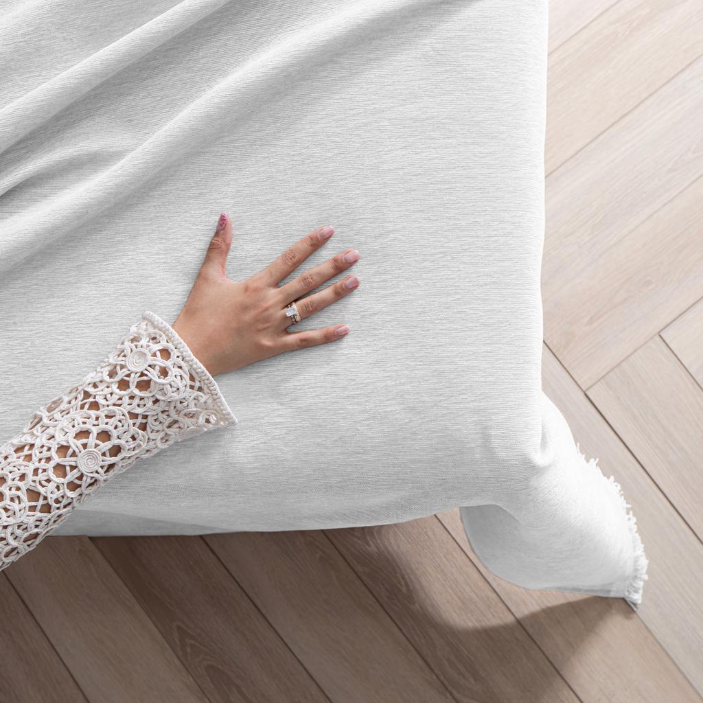Filumi Talo Bedspread Fringes White 170X210