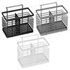 Stainless Steel Chopsticks Basket Chopsticks Tube Drainable Fork Spoon Storage Box Kitchen Utensils Storage Rack