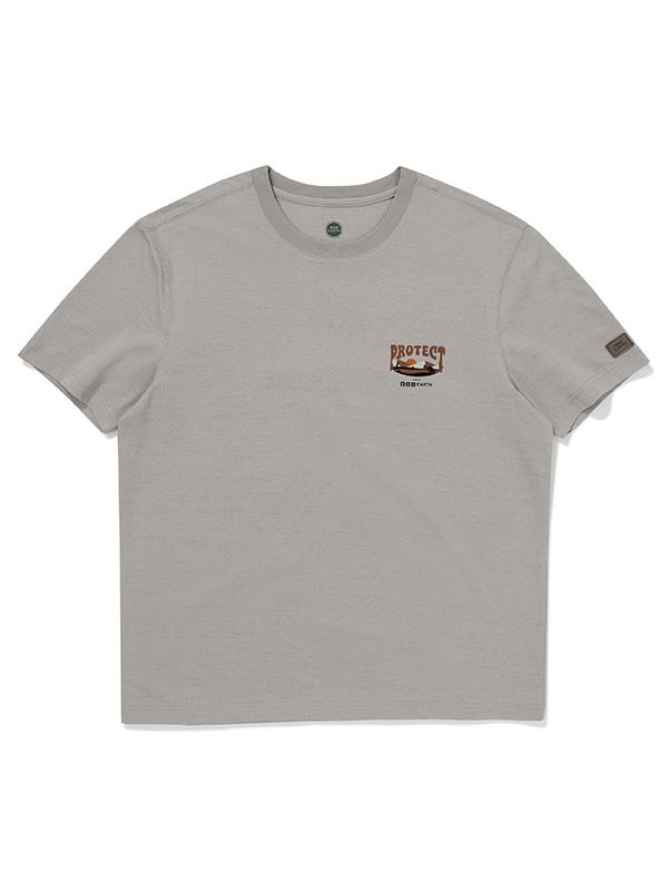 BBC EARTH Frophy Nature Short Sleeve Round_Ash Grey