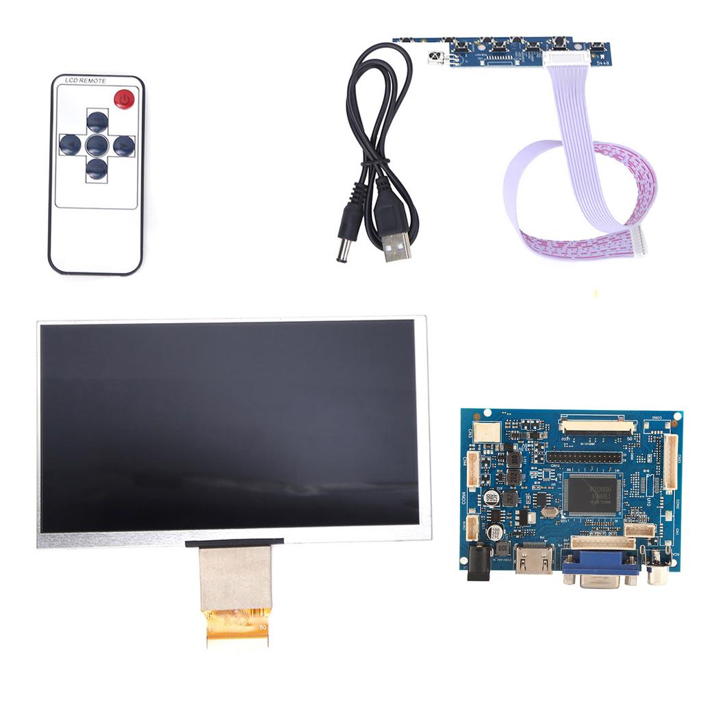 7-дюймовый ЖК-дисплей TFT 1024*600 HDMI VGA монитор экран комплект для Raspberry Pi 32